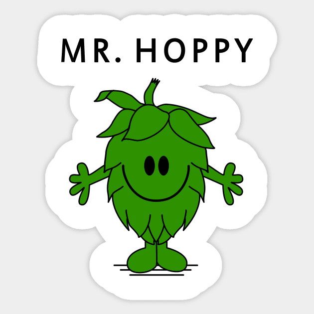 Mr. Hoppy Sticker by 6kyubi6